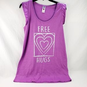 Women's Purple Sleep Shirt Lightweight Medium New